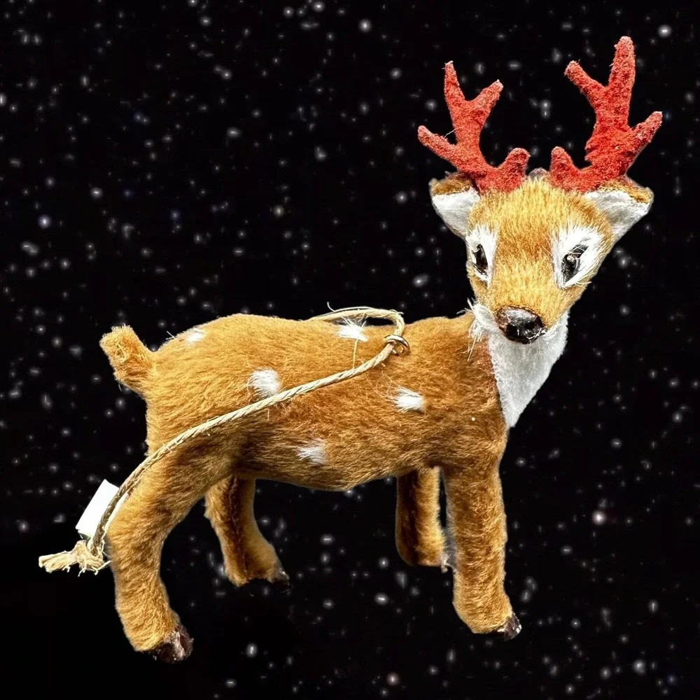 Target Reindeer Christmas Ornament Brown Deer Wondershop 3 Set 5